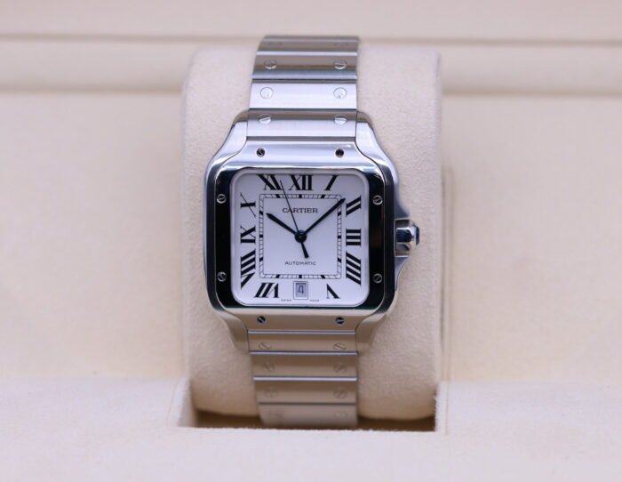 Cartier Santos De Cartier Large White Dial WSSA0009 – Box & Papers