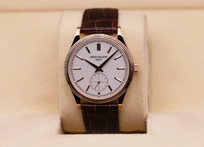 Patek Philippe Calatrava Rose Gold Silver Dial 6119R – 2022 Box & Papers
