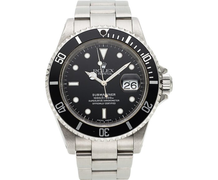 Rolex 16610 Submariner Black Dial Stainless Steel 2000
