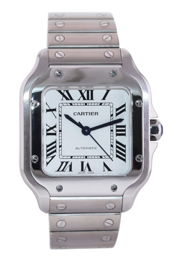 Cartier Santos Medium WSSA0029 4075 35mm Steel Roman MINT Mid-Size 2022